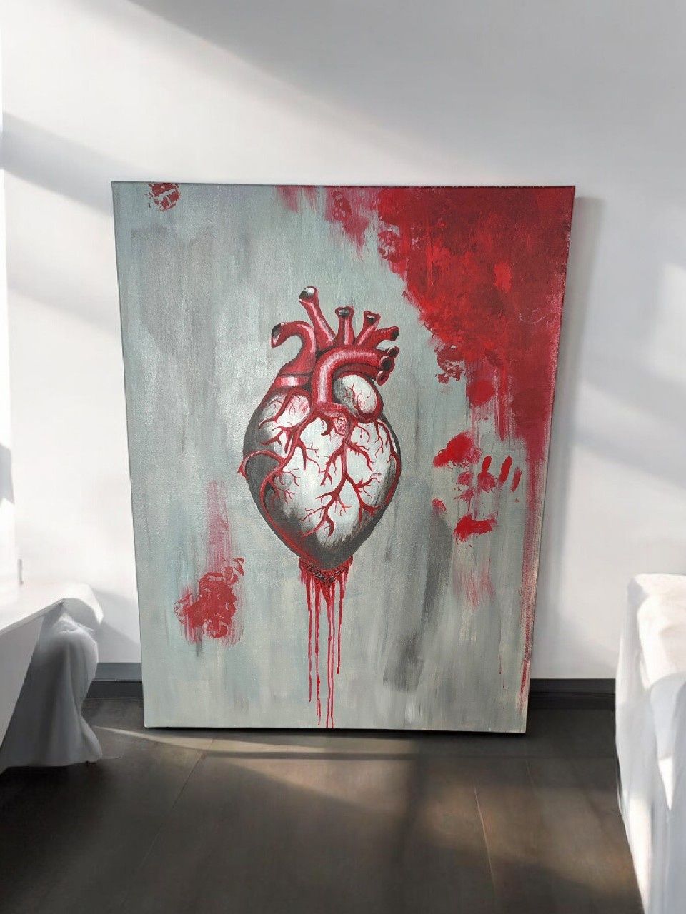 Obraz akryl na płótnie 60x80 "Betonowa pułapka"