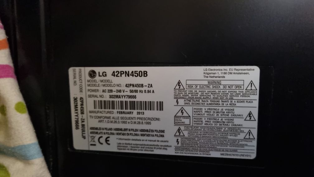 TV Plasma LG 42 Polegadas