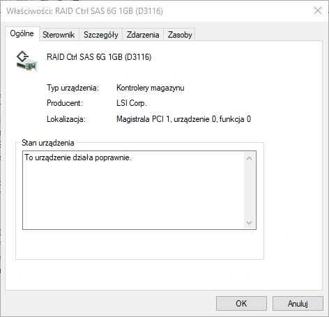 Karta LSI SAS 6Gb Gigabit SFF-8087 Fujitsu D3116 1GB Cache RAID FBU