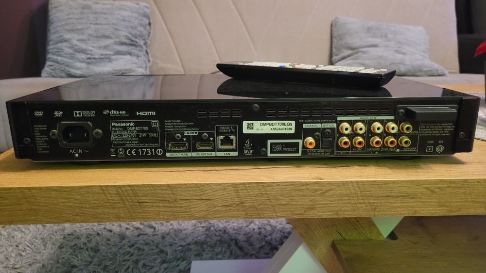 Odtwarzacz blu ray Panasonic BDT700