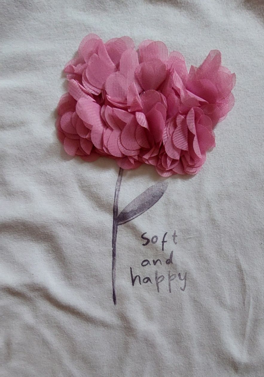 Bluzka Zara z kwiatkiem rozm.134