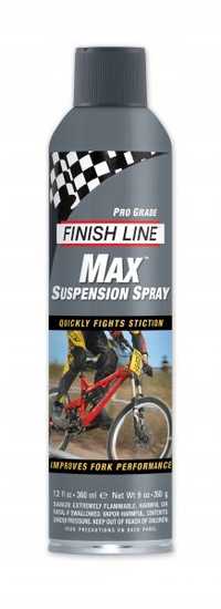 Spray do goleni amortyzatorów Finish Line MAX SUSPENSION 266ml