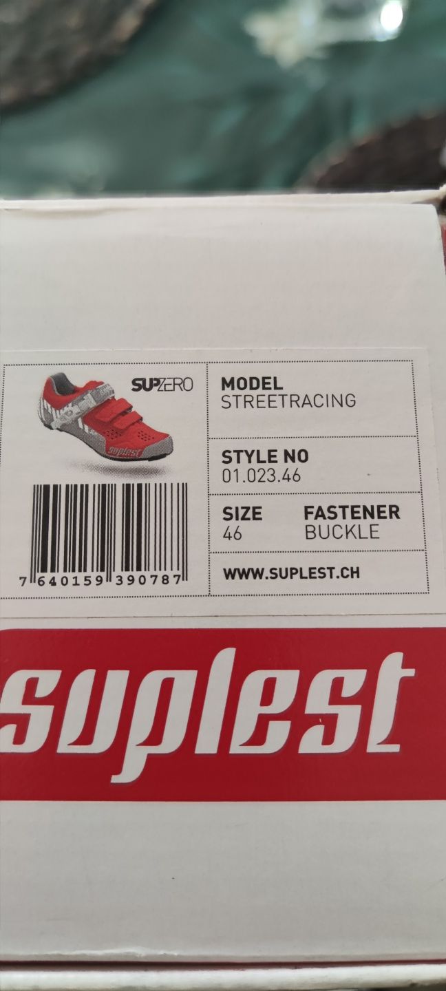 Buty rowerowe szosowe Suplest Streetracing Supzeso r.46