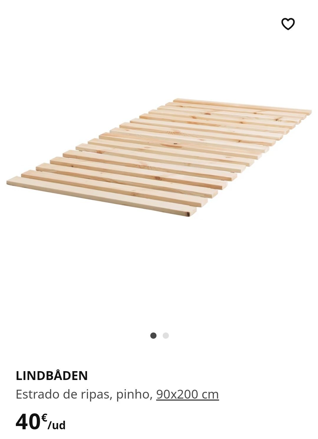 Estrado ripas ikea 90x200