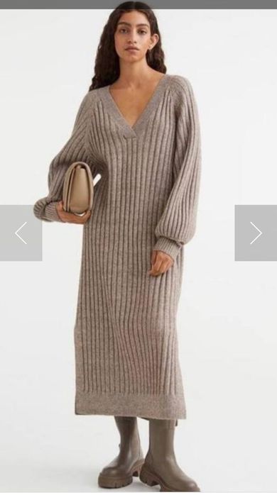 Тепла в'язана сукня H&M