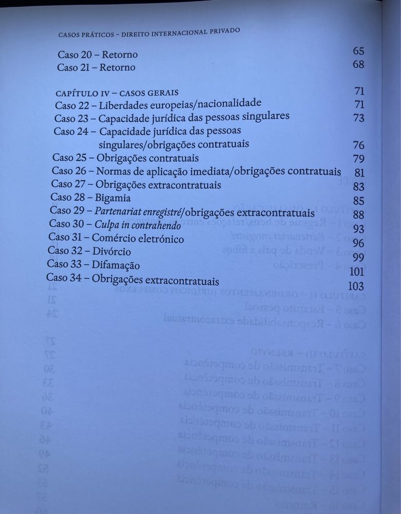 Casos práticos Direito Internacional Privado com resoluçao