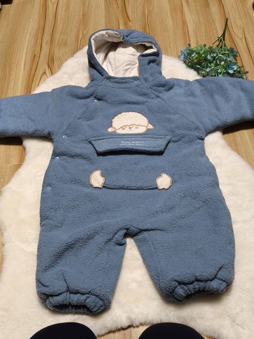 Kombinezon zimowy dla chłopca 68-74 niebieski