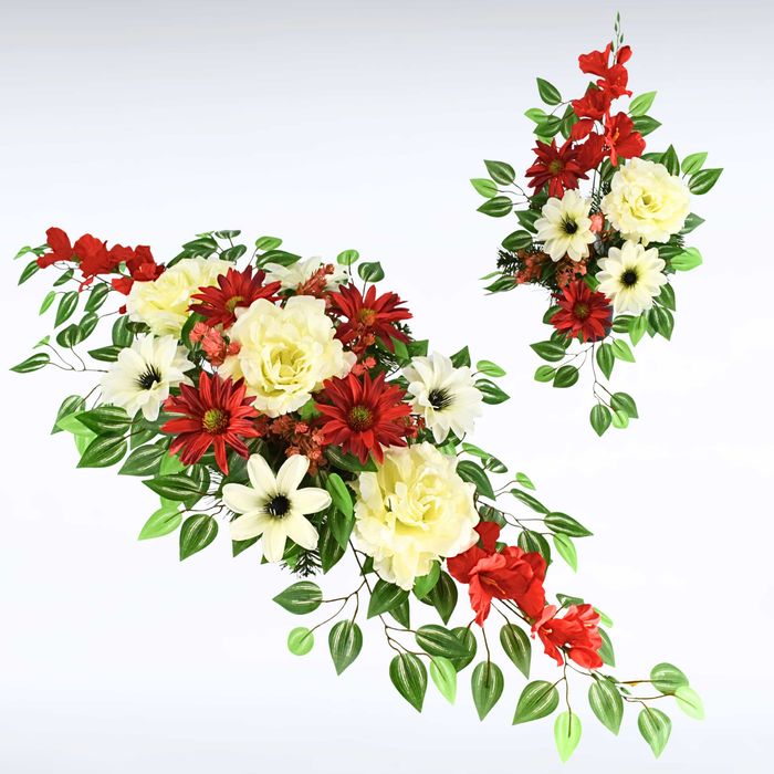 STROIK na cmentarz BUKIET na pomnik Kompozycja ZESTAW KOMPLET na grób