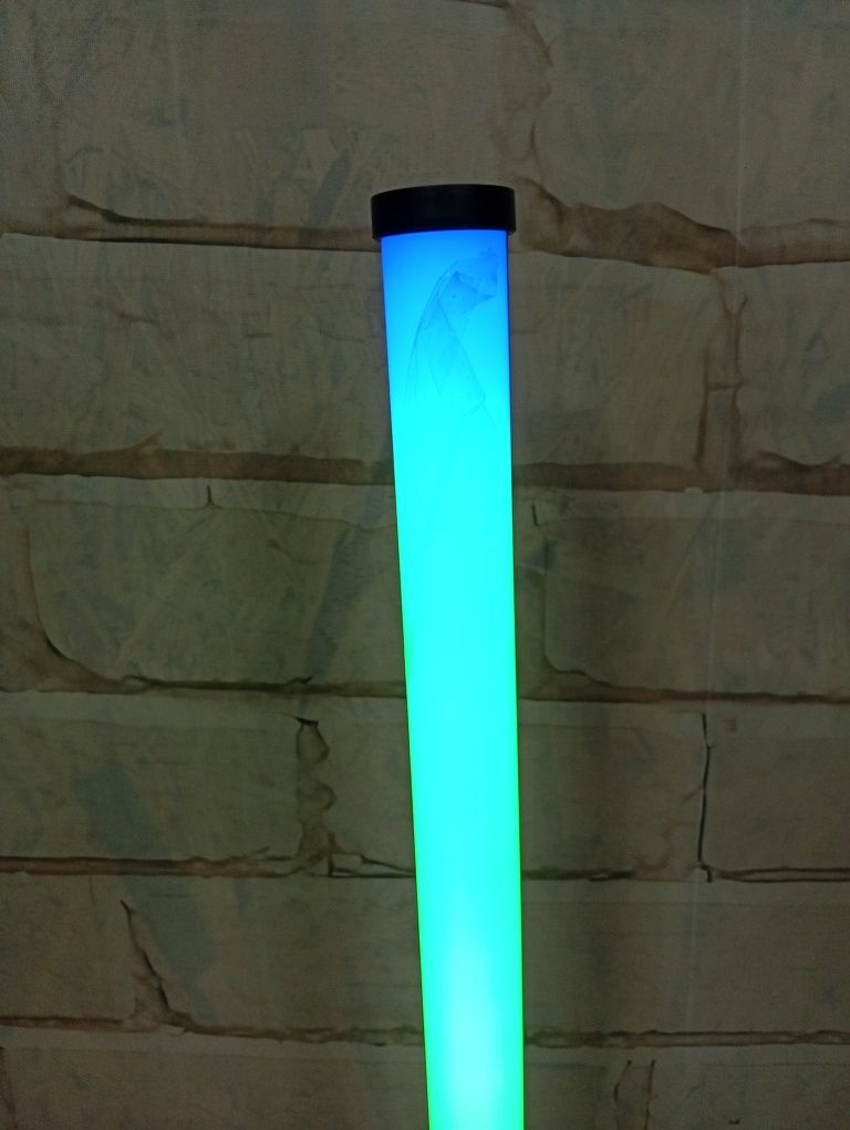 Wysoka lampa Led RGB podłogowa stojąca 120 cm +pilot