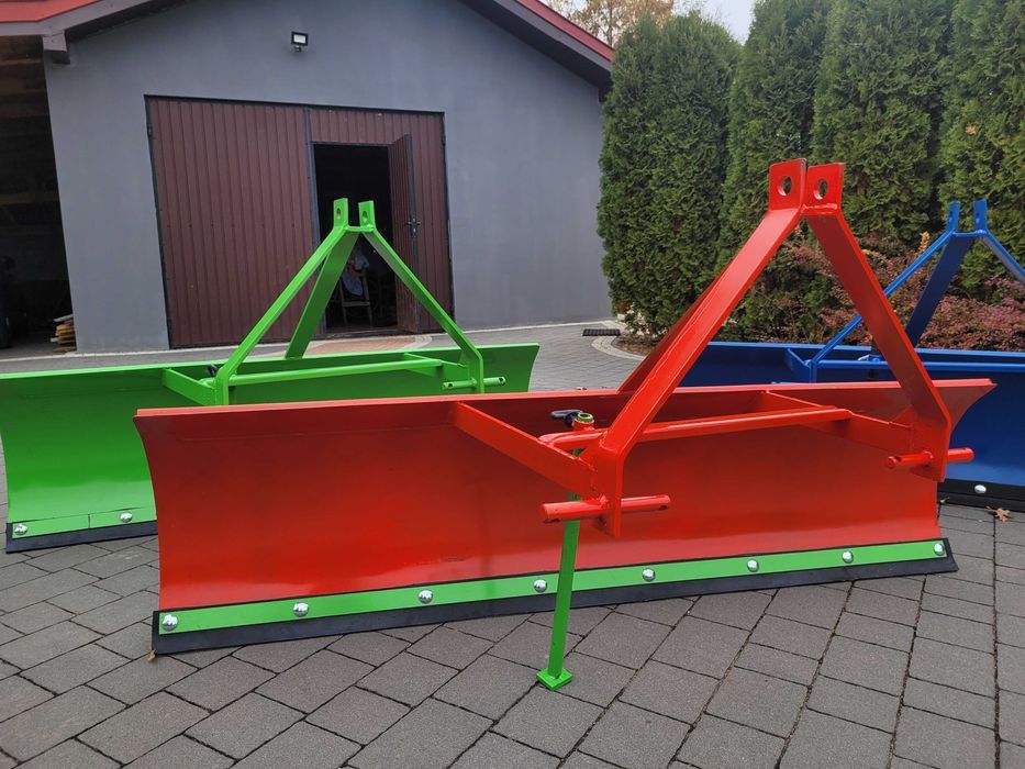 Pług/ Spych do śniegu zaczepiany na tył ciągnika WZMOCNIONY! dowóz