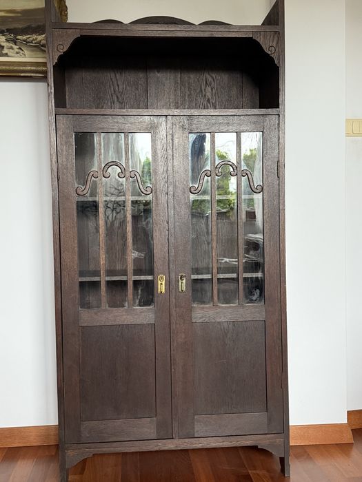 Witryna debowa antyk piekna!