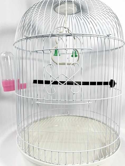 Круглая клетка для птиц AV14, красивые цвета, эконом цена, 33*51см!
