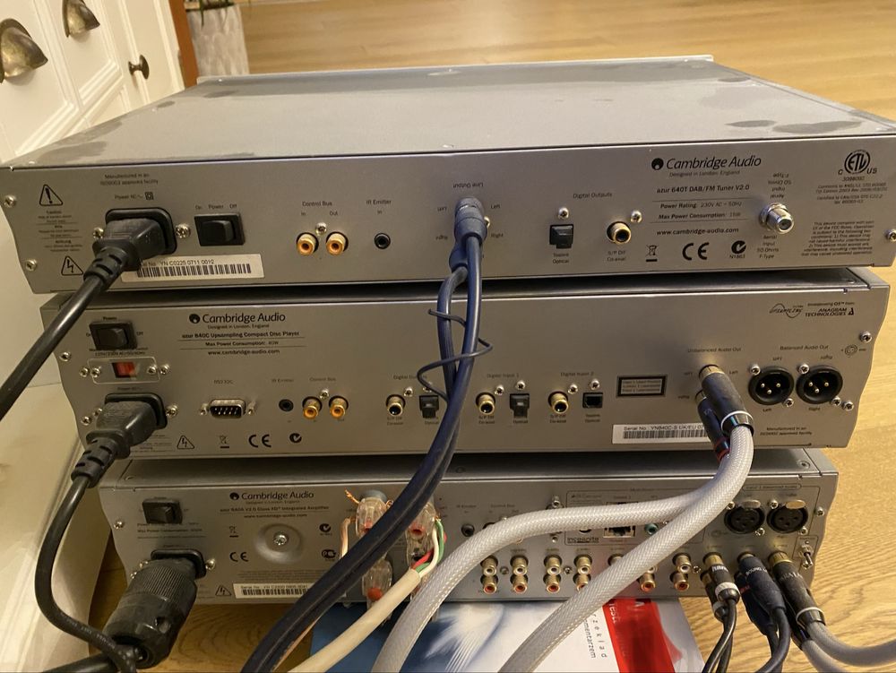 Cambridge Audio zestaw-wzmacniacz 840A,  CD player 840C, tuner 640T