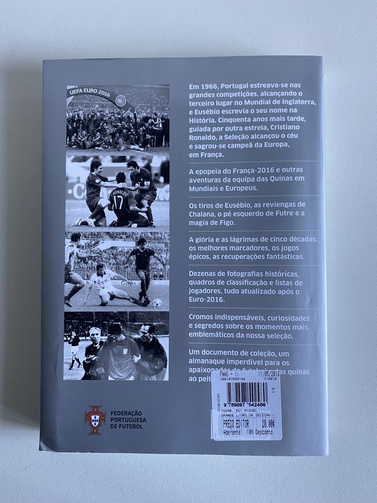 O Grande Livro da Seleção Português FPF Rui Miguel Tovar