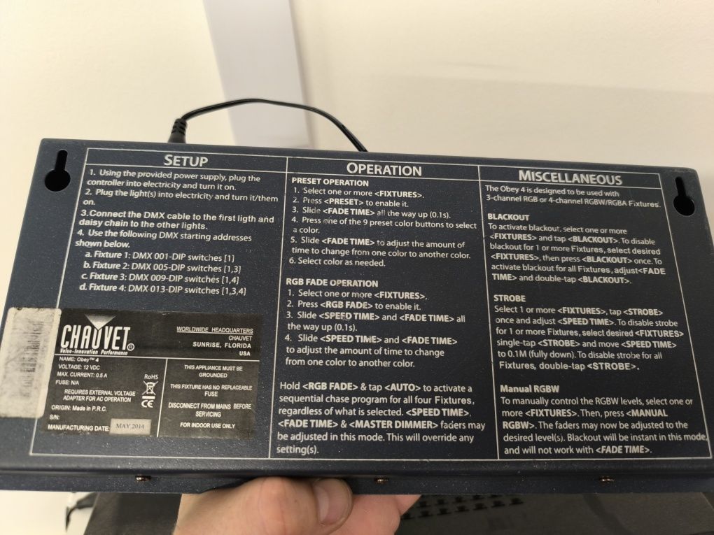 DMX controller Obey 4