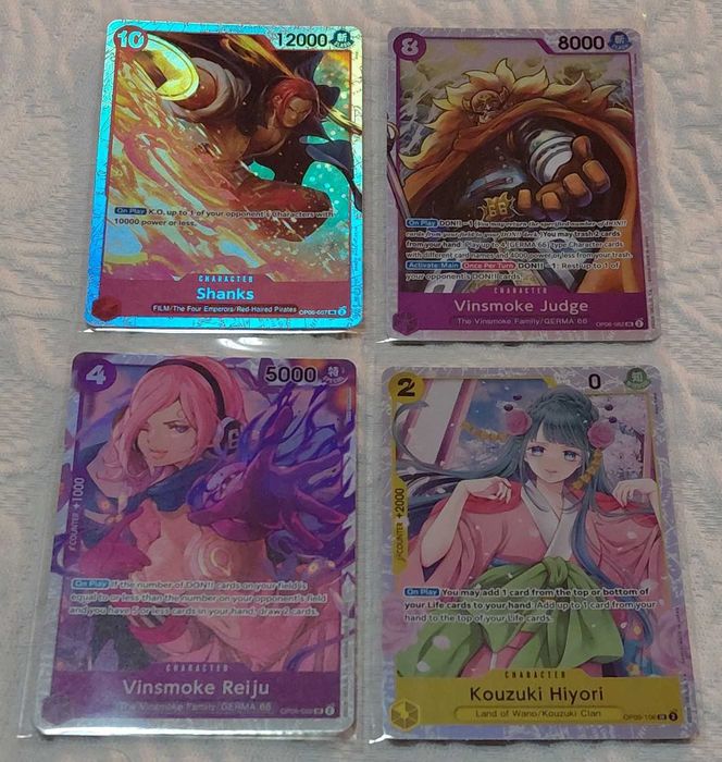cartas one piece tcg sr op06 op07 op08 op09 op10 op11 op12 e eb02