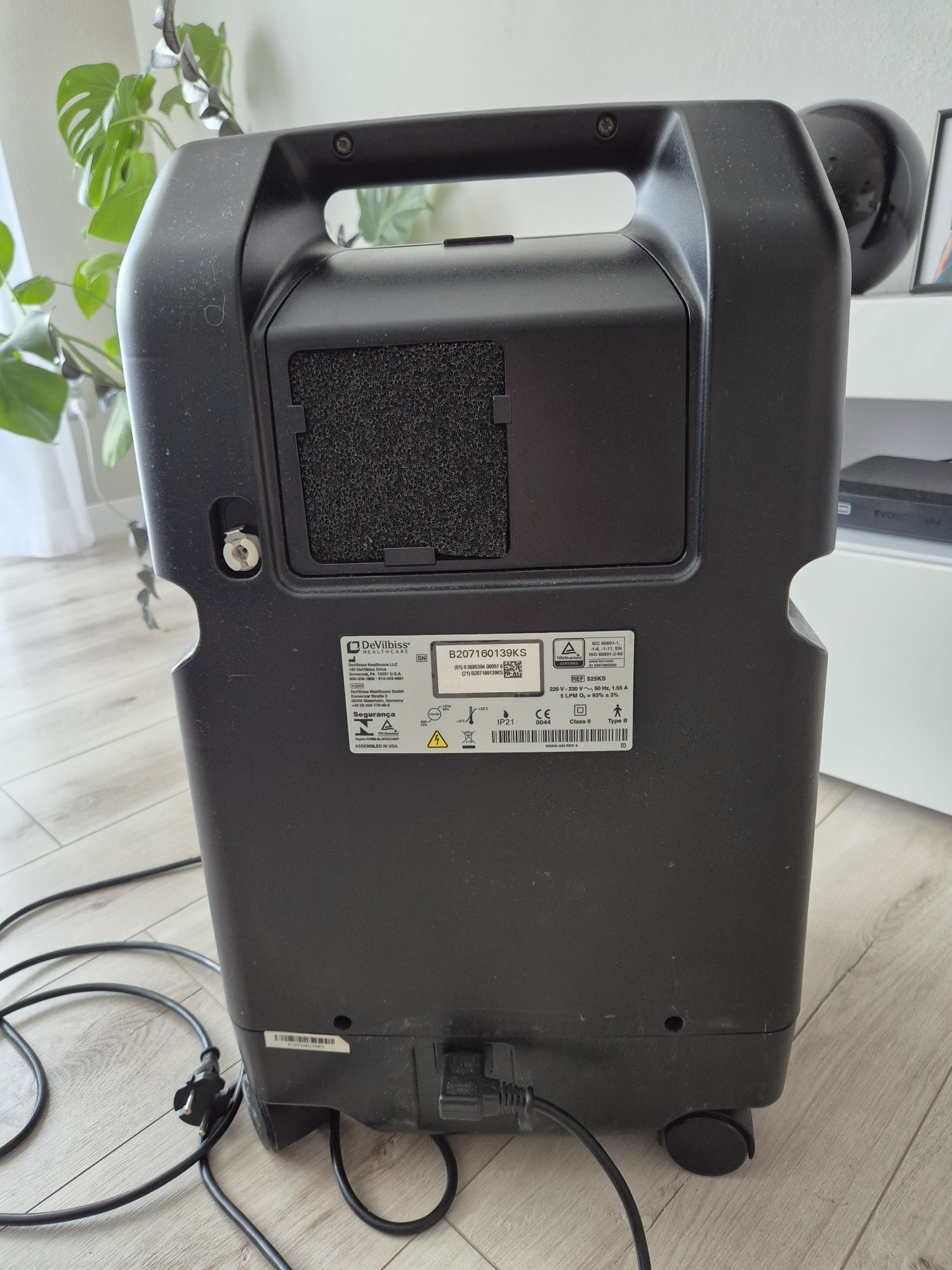 Koncentrator tlenu Devilbiss 525 KS 5-LITR