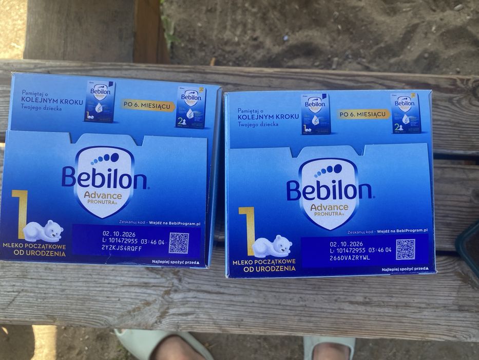 Sprzedam 2 mleka bebilon 1
