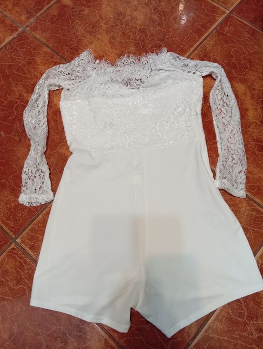 Biały kombinezon