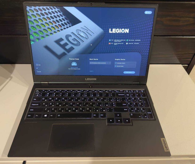 Продам ноутбук Lenovo Legion 5 15ARH05H (Б/в)
