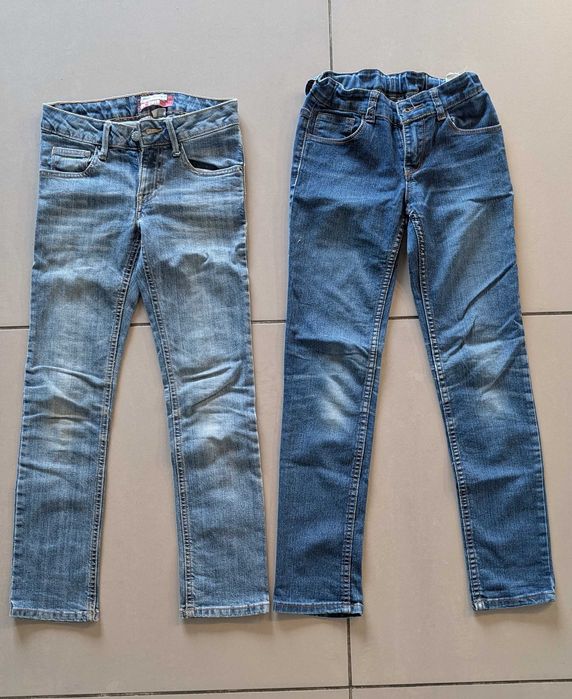 Spodnie chłopięce jeansy r.140-146