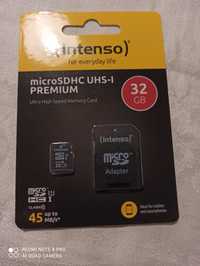 Карта Intenso Premium microSDHC 32 ГБ, клас 10, UHS-I вкл. SD адаптер