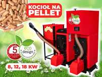 Kocioł Piec 8kW na Pellet Z Podajnikiem PellPell 5 KLASA