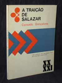 Livro A Traição de Salazar Cansado Gonçalves