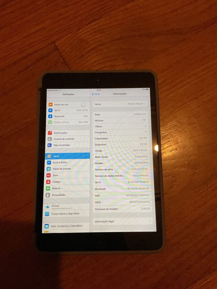 Apple iPad Mini 1 WIFI/SIM