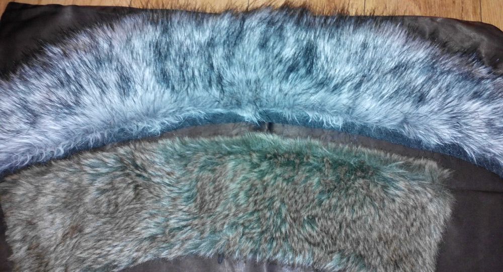 Комір та манжети хутро штучне, різні. Обмін чи продаж