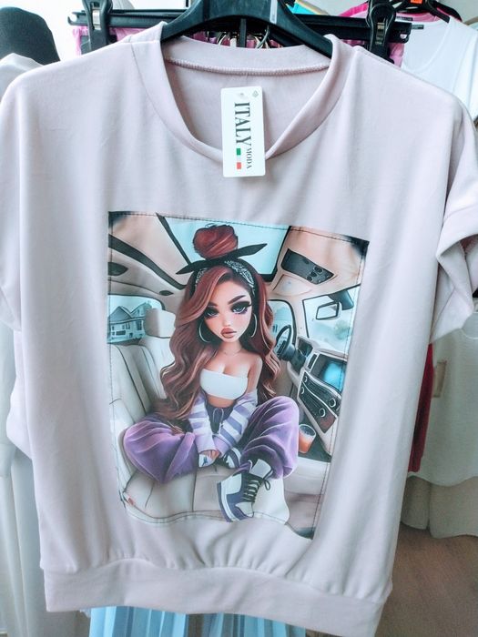 Komplet welurowy laleczka 1