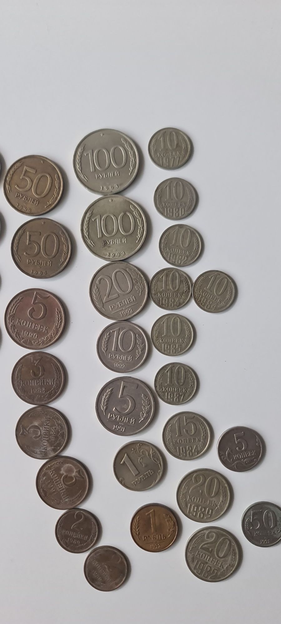 Монеты мира 100шт
