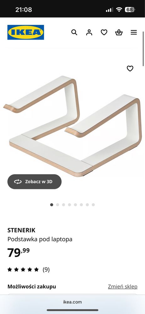 STENERIK Podstawka pod laptopa
