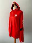 Hummel Bluza z kapturem czerwona zapinana na zamek duża XL