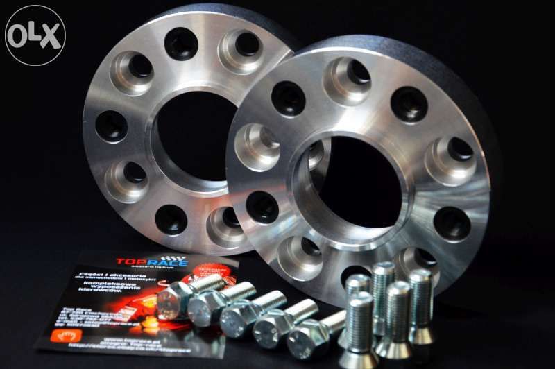 DYSTANSE 10/15/20/25/30mm+śruby DO BMW X3 X5 X6 F01 F10 F30 - NOWE!