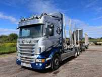 Scania R620  Scania R620 6x4 zestaw z przyczepą schwarzmuller 3 osiowa do drewna