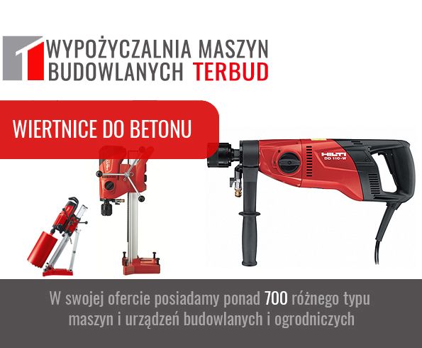 Wiertnica do betonu HILTI. Szlifierki, piły, bruzdownice. Śląsk. Tanio