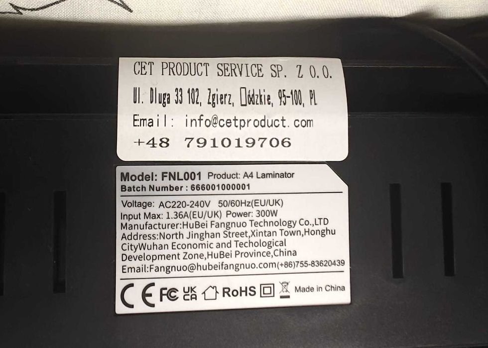 ламинатор офисный формата А4, горячий и холодный