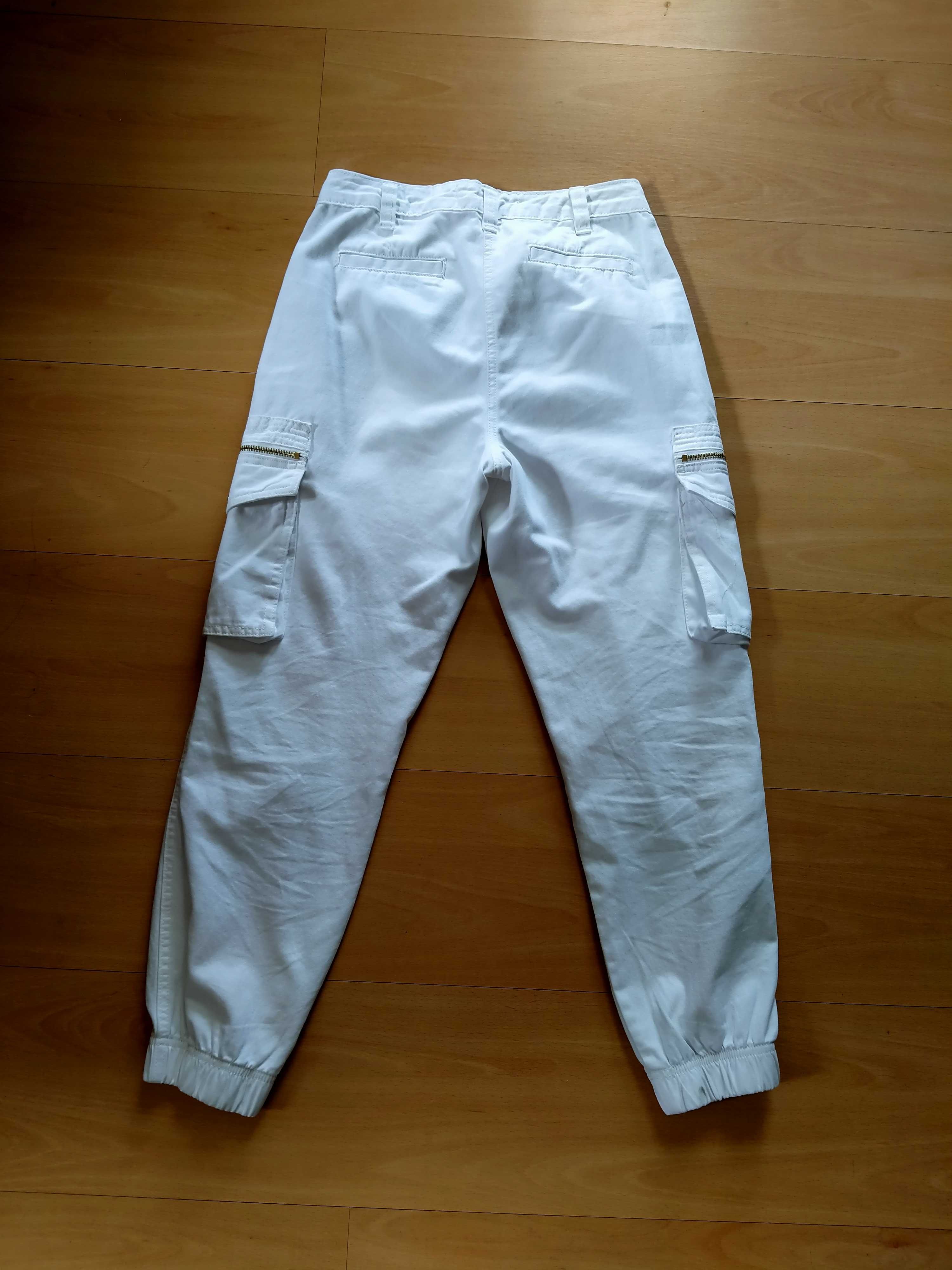 Białe spodnie AMISU rozmiar 32