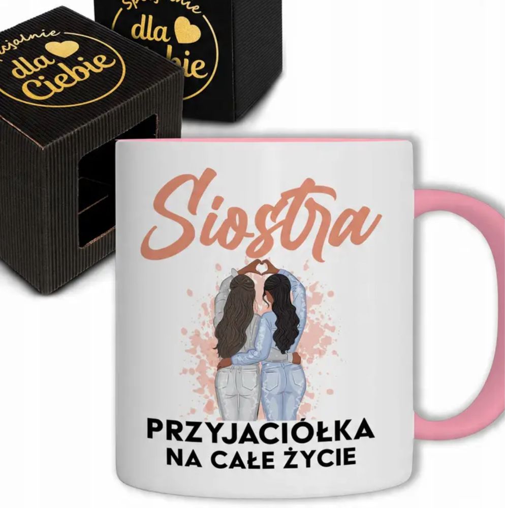 Kubek 300ml – Siostra, Przyjaciółka na całe życie
