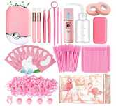 Kit Lash Extensão Pestanas Eyelash + Acessórios