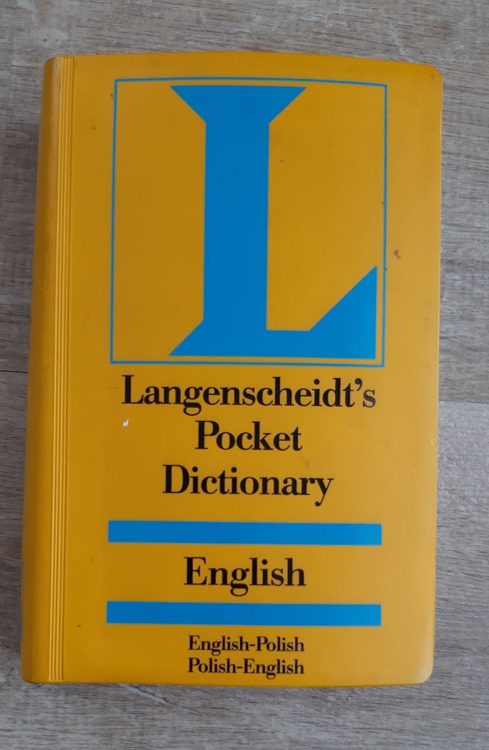 Slownik Langenscheidt angielsko-polski, polsko-angielski.