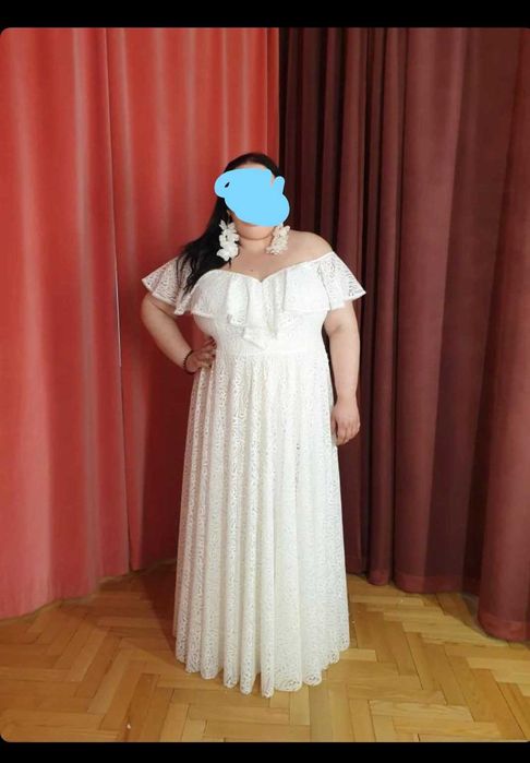 Suknia ślubna od Marty Trojanowskiej (suknieboho) rozmiar 50/52