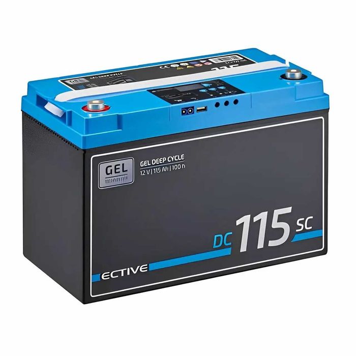 Акумулятор гелевий ECTIVE DC 115SC GEL 12 В, 115 А/год із ШІМ-зарядним