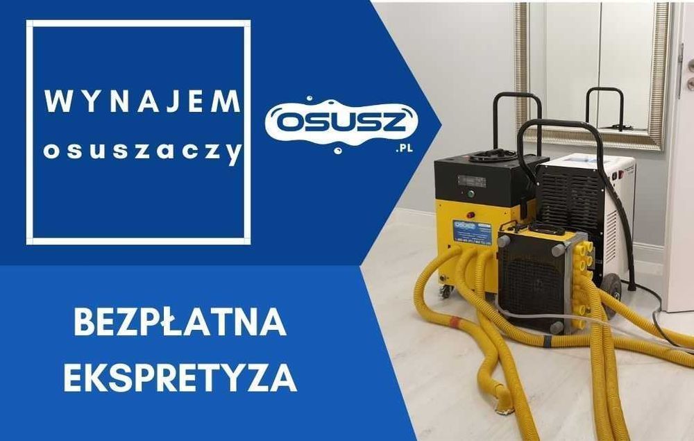 WYNAJEM Osuszacz Budowlany, Osuszanie, Osuszacz Powietrza TANIO!