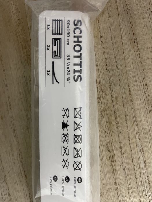 Estore plissado, branco90x190 cm