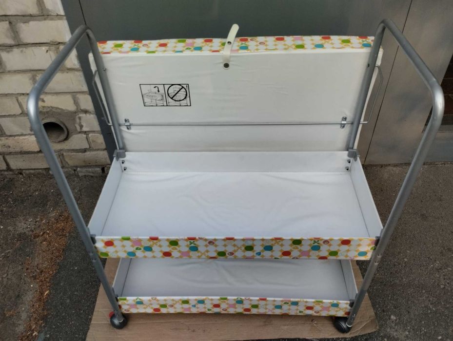 Пеленальный столик+ванночка+полки для вещей Brevi