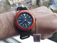 Швейцарские часы дайверы Alpina AL-247LNO4TV6, сапфир, GMT, 300м