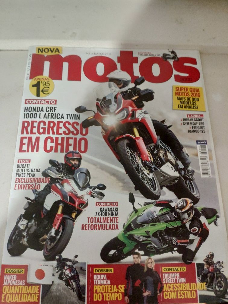 Revistas motos e motojornal