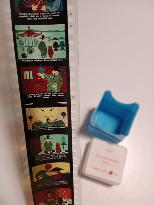 Czarodziejska waza bajka klisza do projektora rzutnika